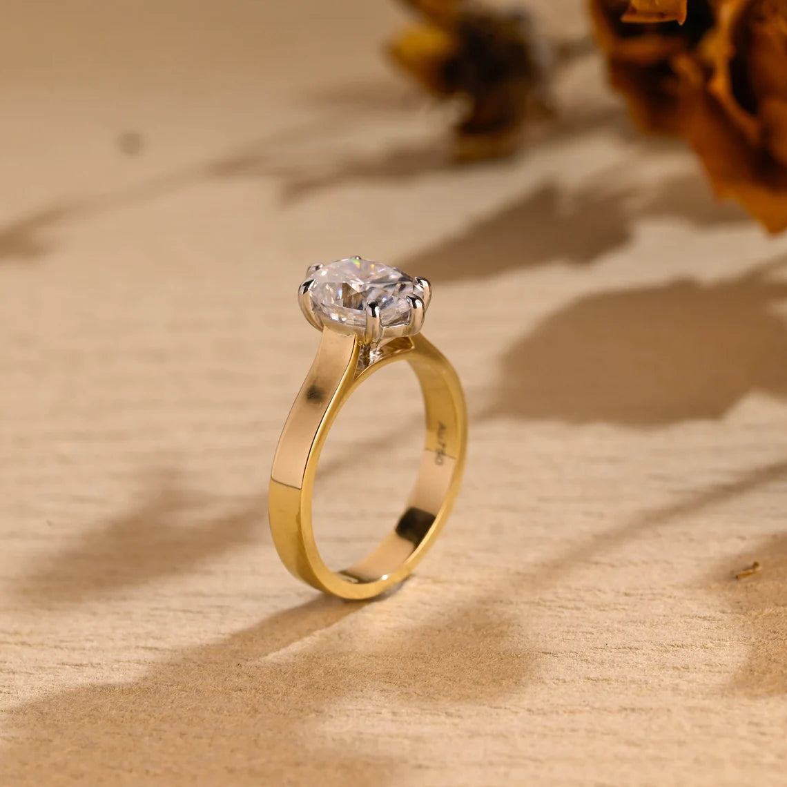 Oval Solitaire Ring
