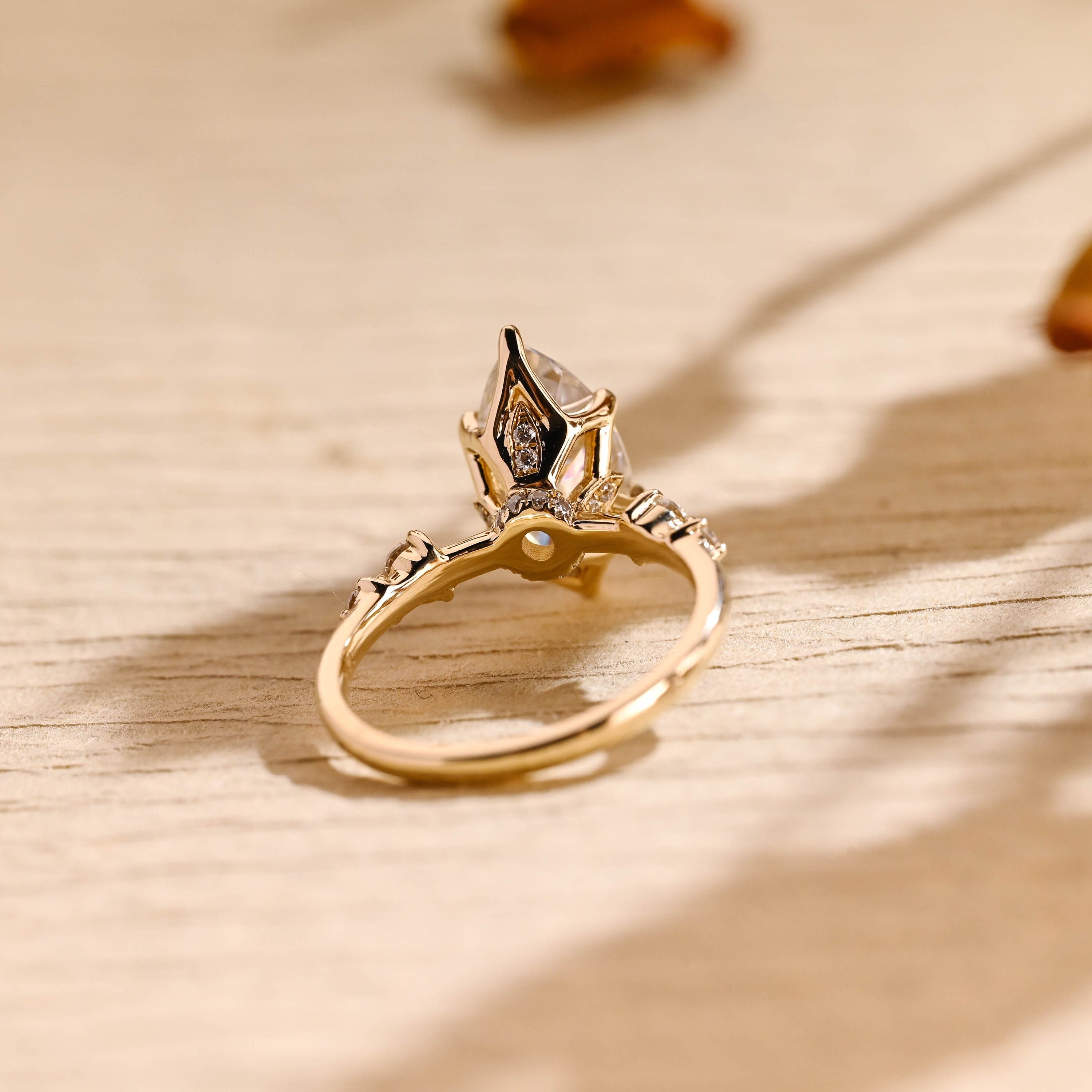 Marquise Center Stone Ring