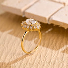 Custom Oval Moissanite Engagement Ring