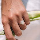 Oval Engagement Ring for Women