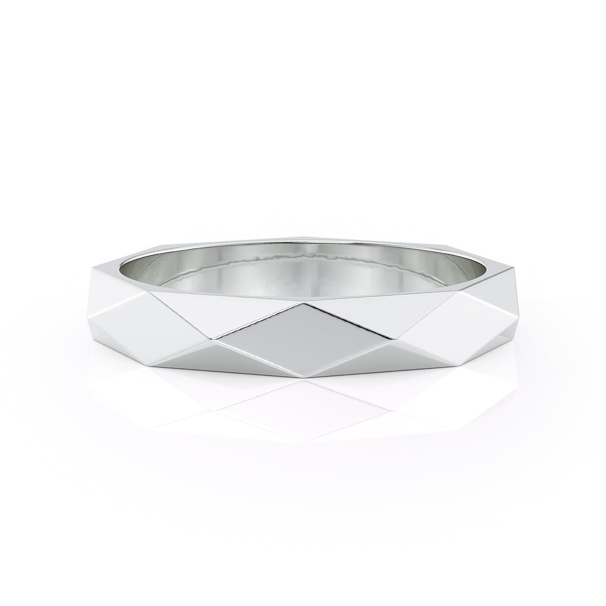 Geometric Wedding Ring