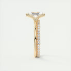 Radiant Moissanite Ring