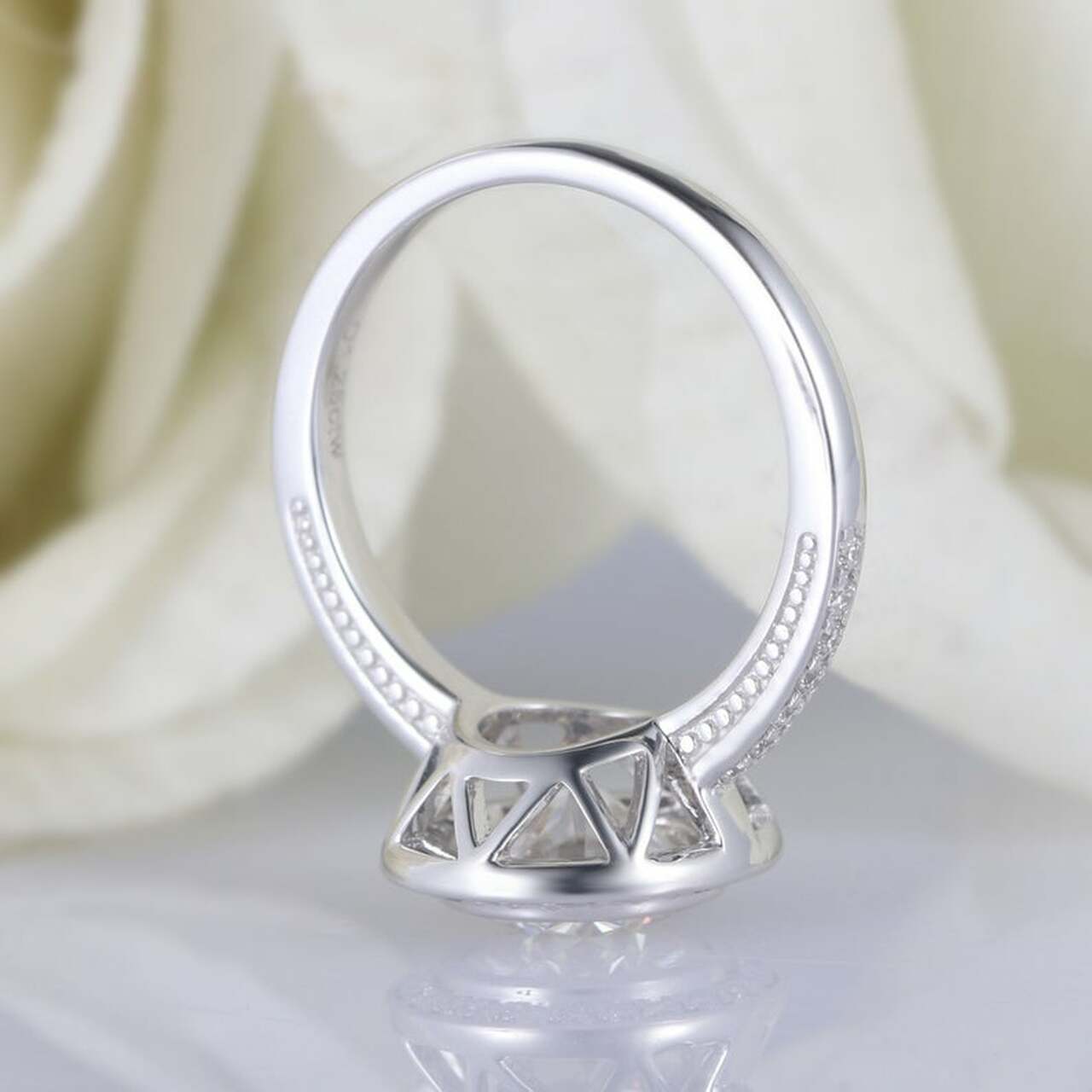 Moissanite Diamond Ring