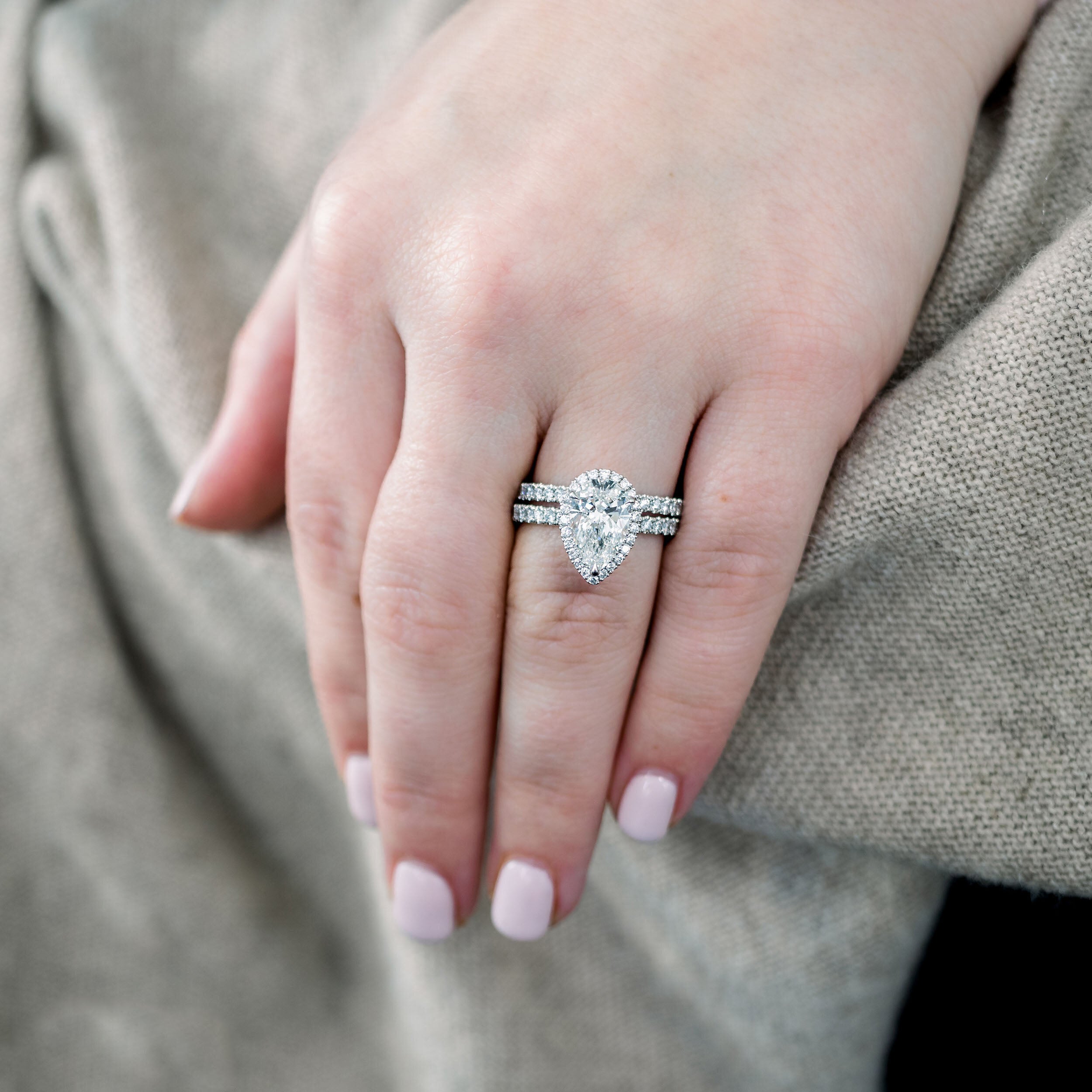 Moissanite Diamond Ring
