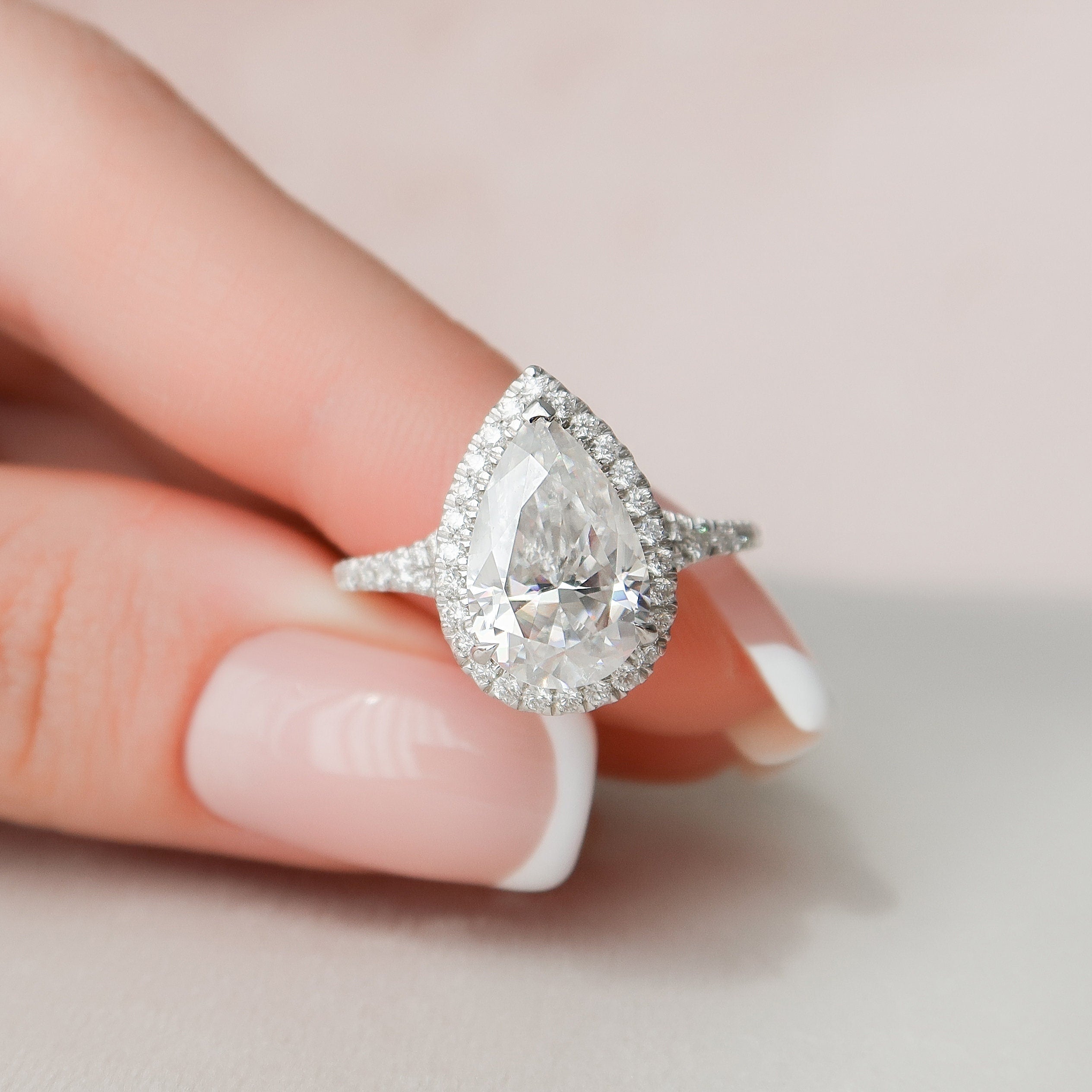 Pear Proposal Ring