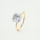 Luxury Asscher Cut Ring