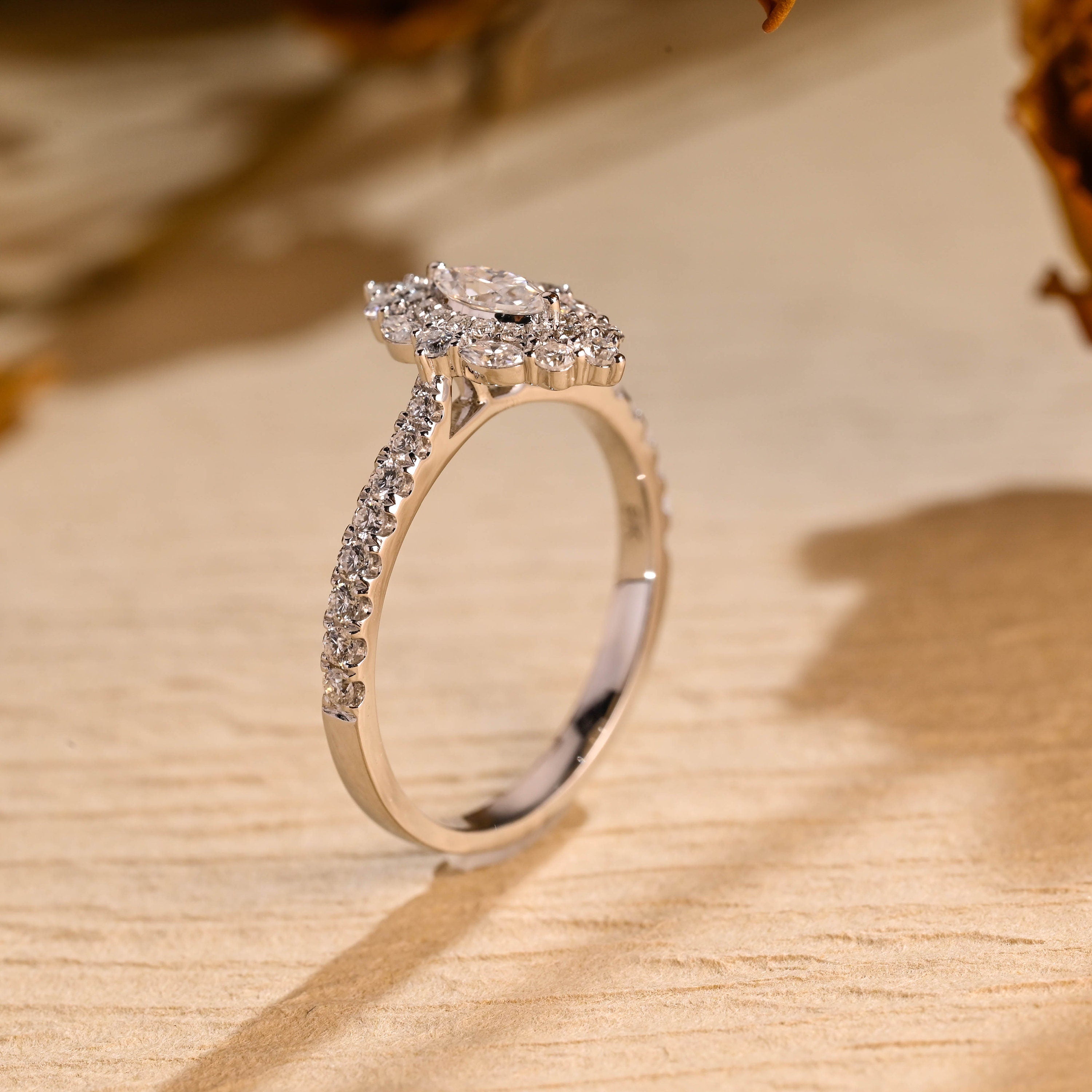 Marquise Proposal Ring