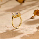 Cluster Moissanite Ring