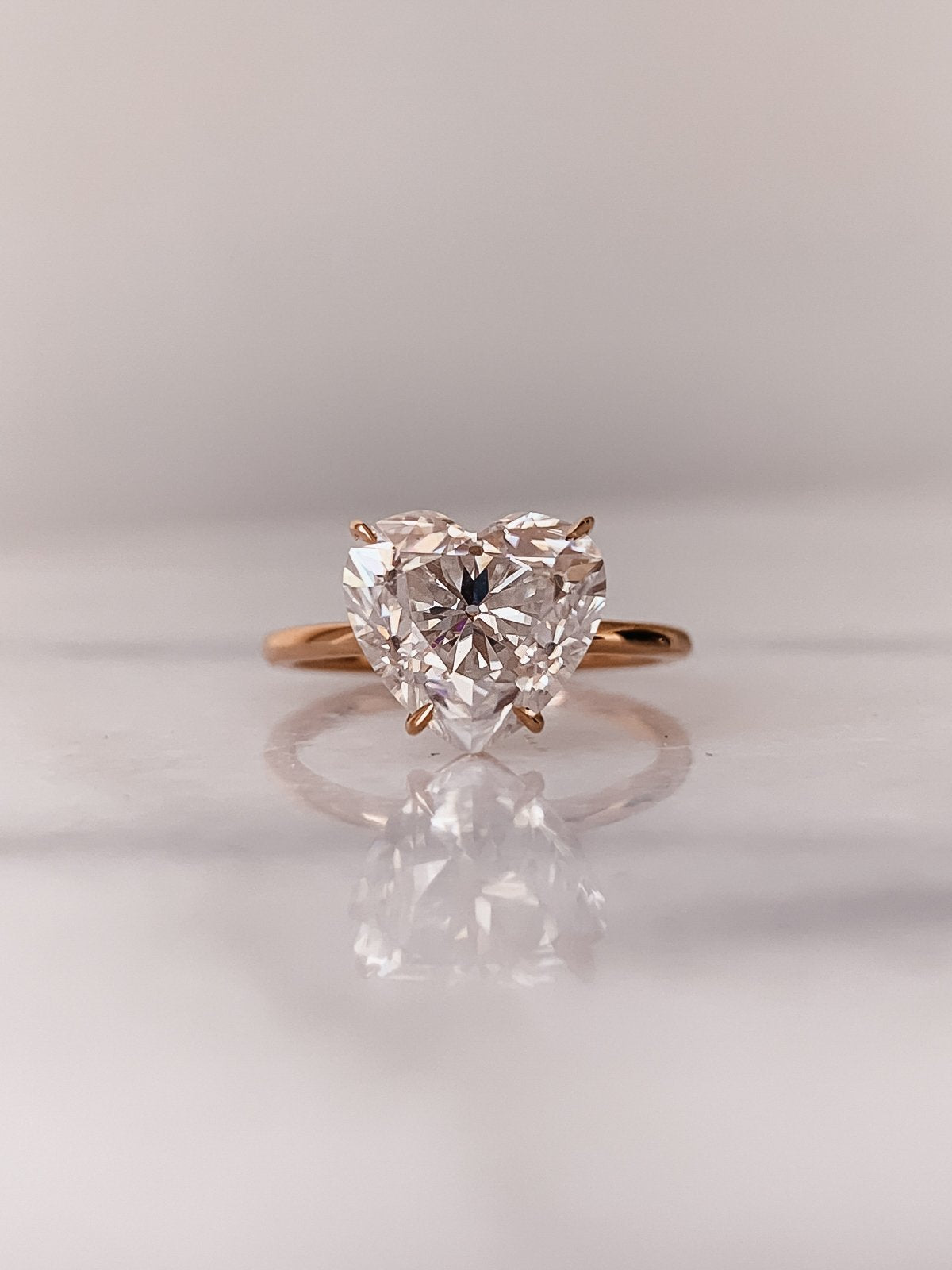 Heart Shaped Engagement Ring