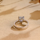 Thick Band Engagement Ring