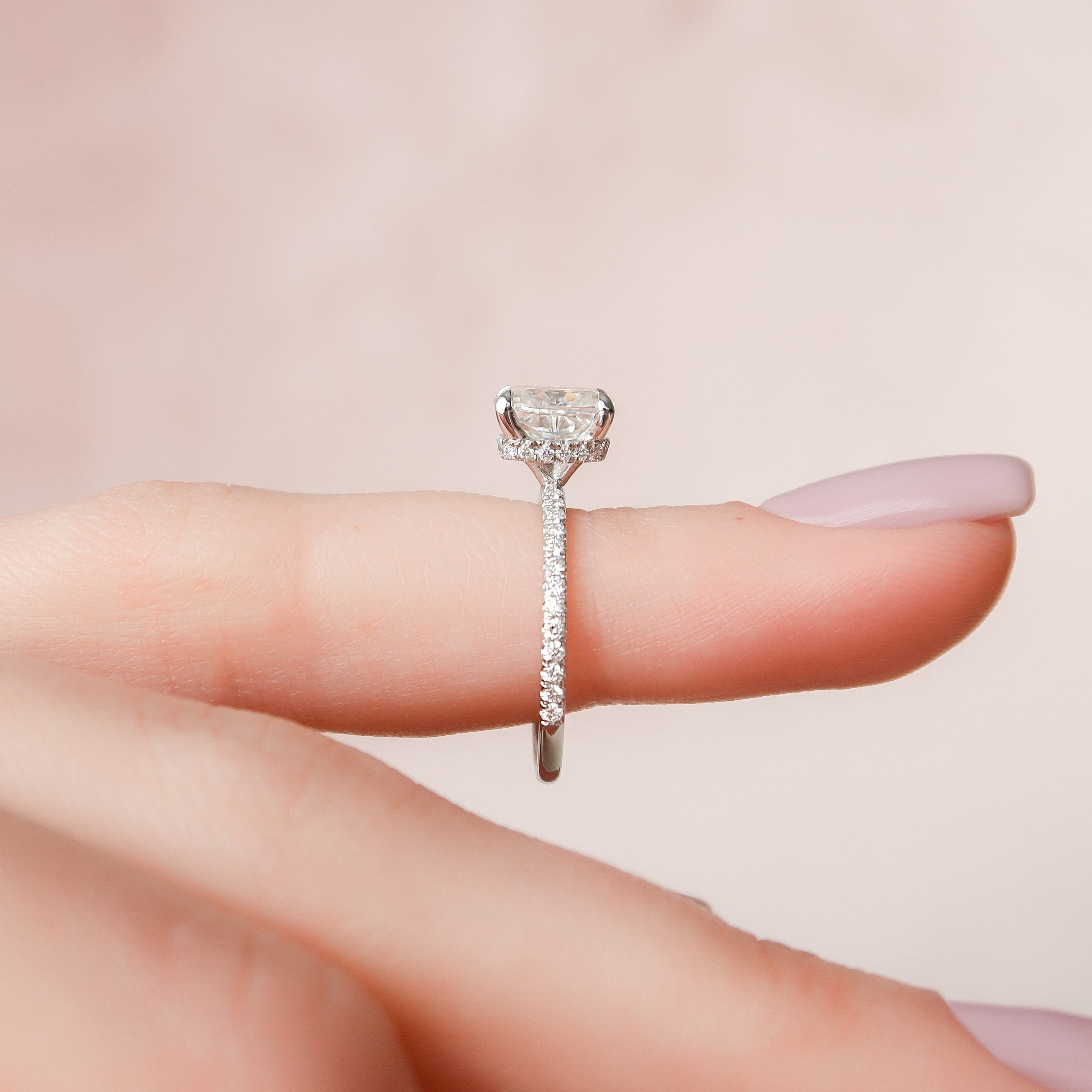 Moissanite Engagement Ring USA