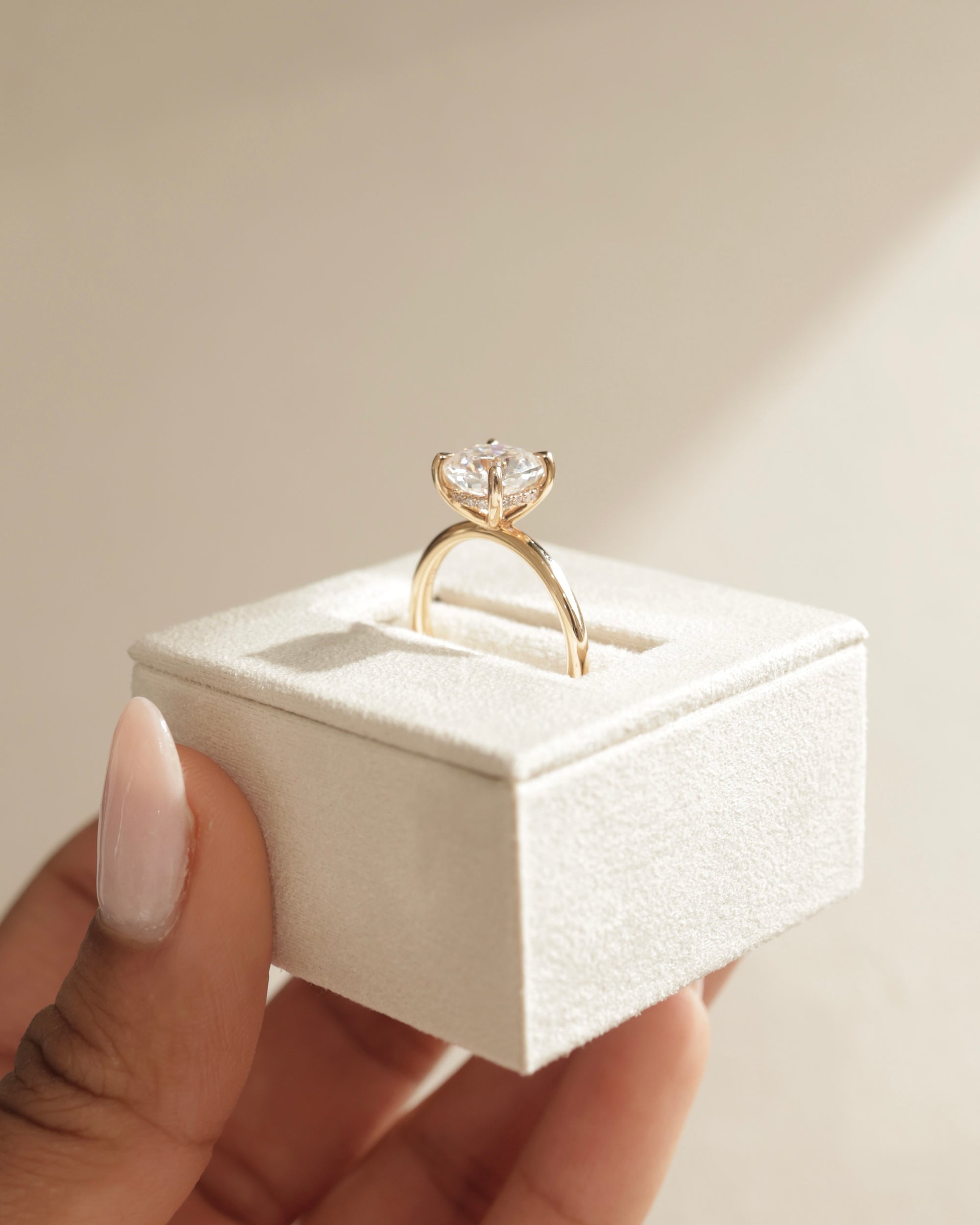 Cushion Moissanite Ring