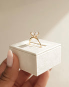 Cushion Moissanite Ring