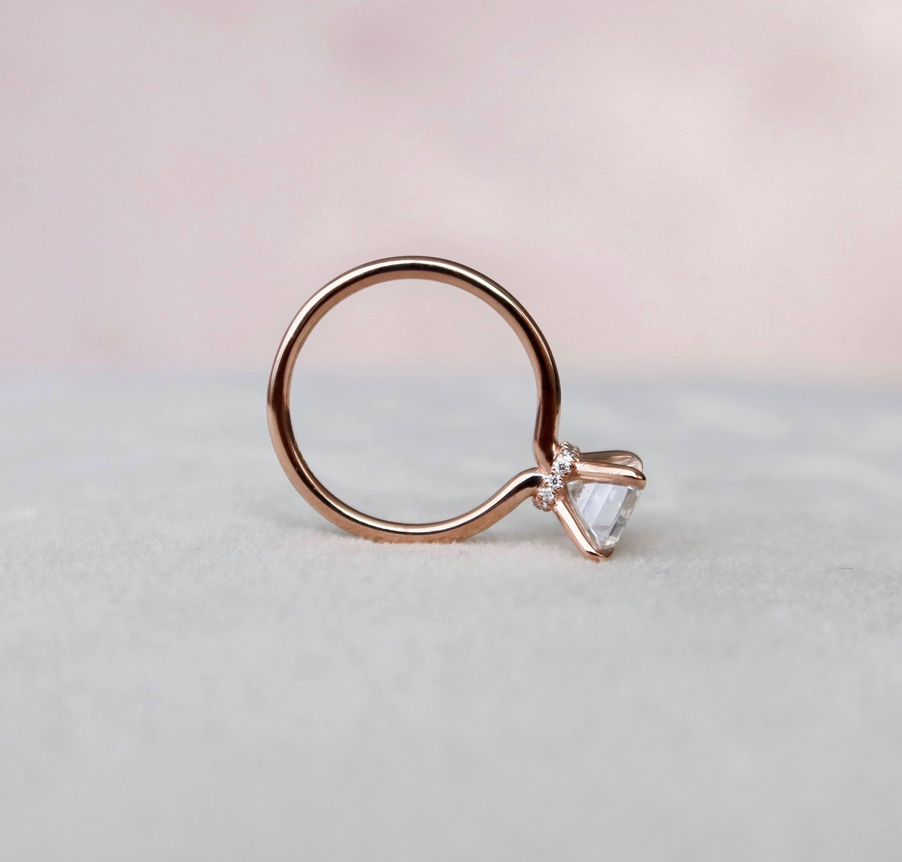Moissanite Engagement Ring USA