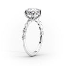 Radiant Cut Moissanite Engagement Ring