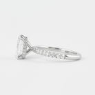 Radiant Solitaire Moissanite Ring
