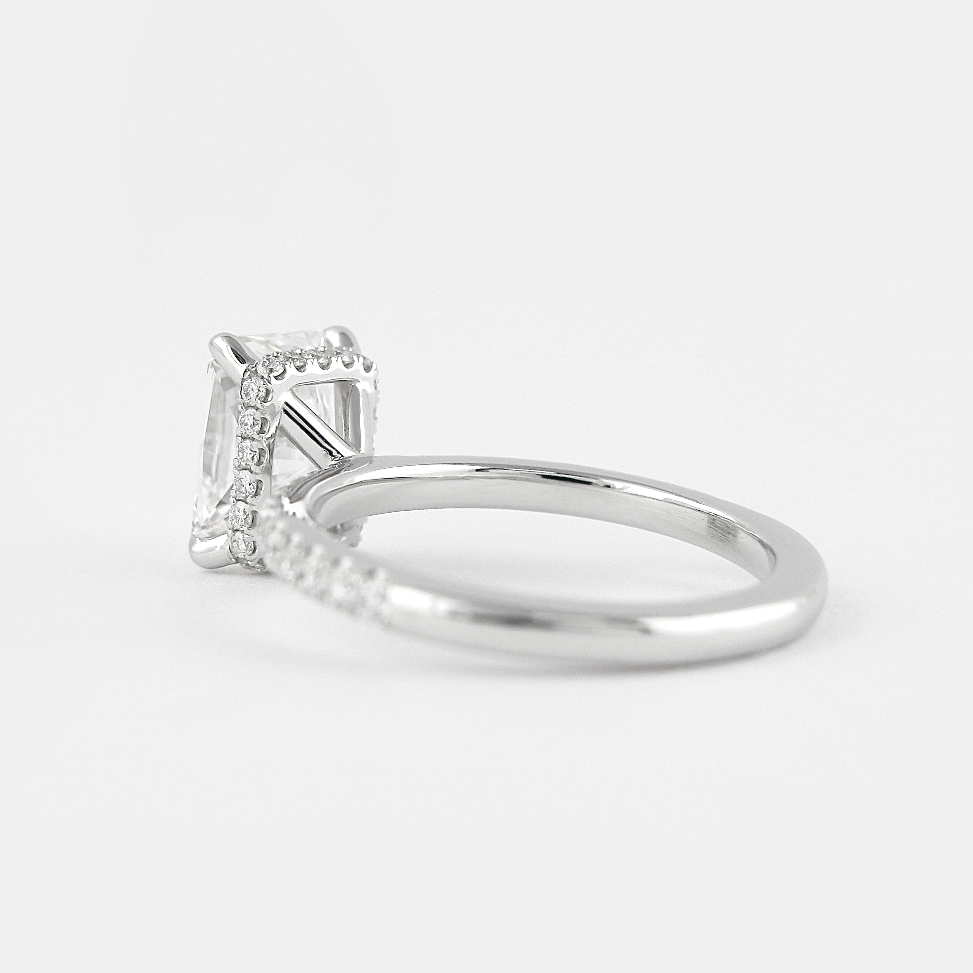 Moissanite Engagement Ring for Her