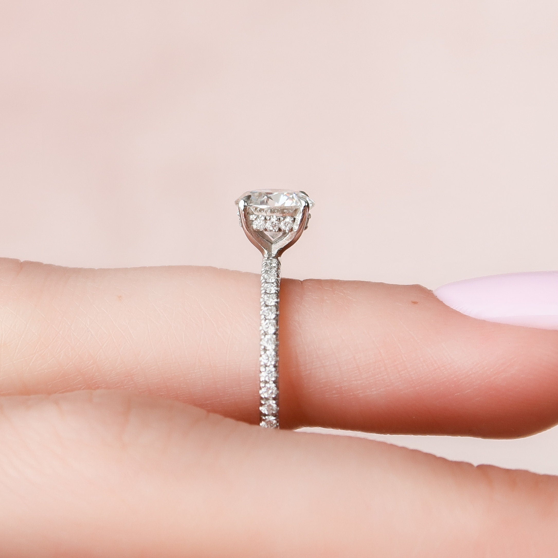 Diamond Alternative Engagement Ring