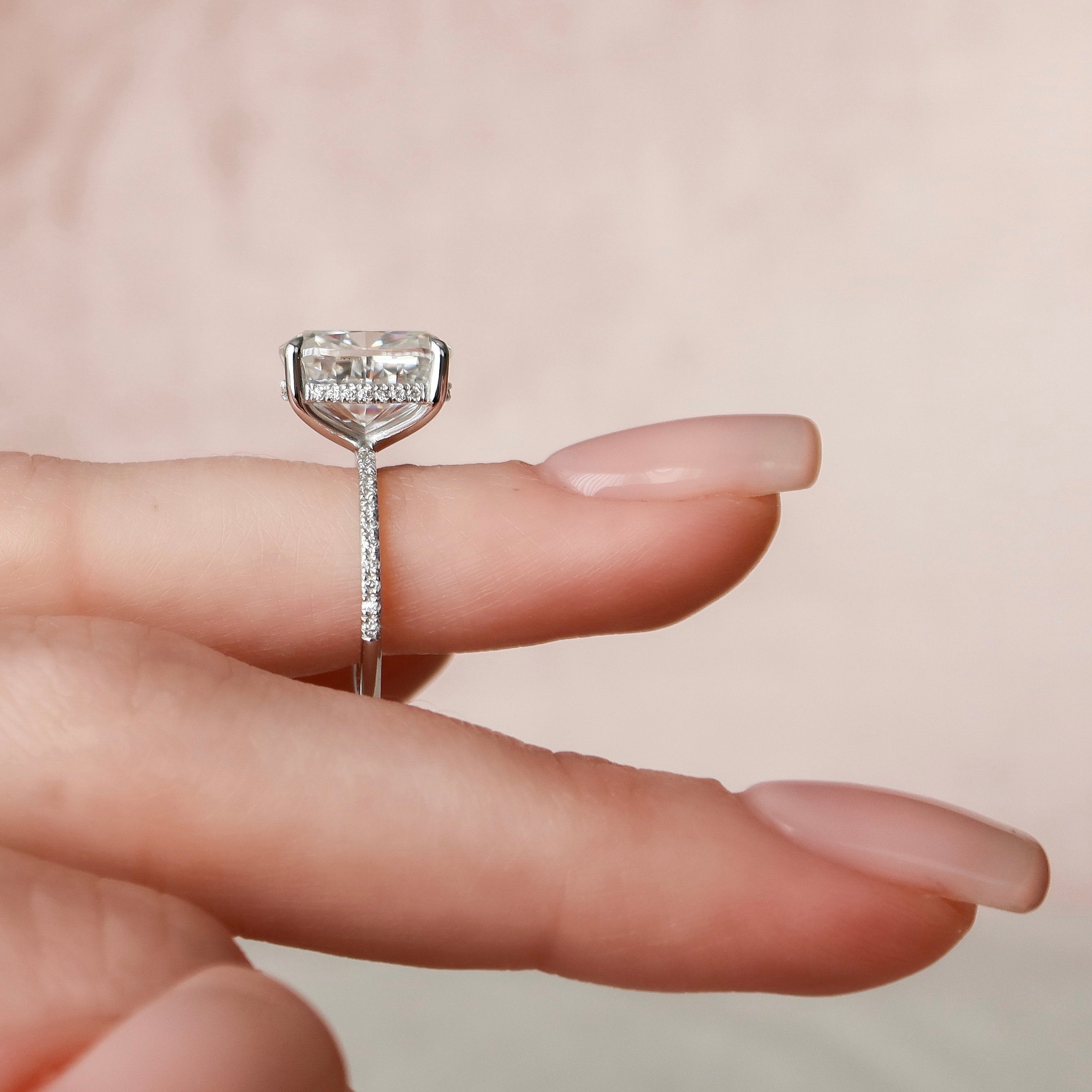Moissanite Engagement Ring USA