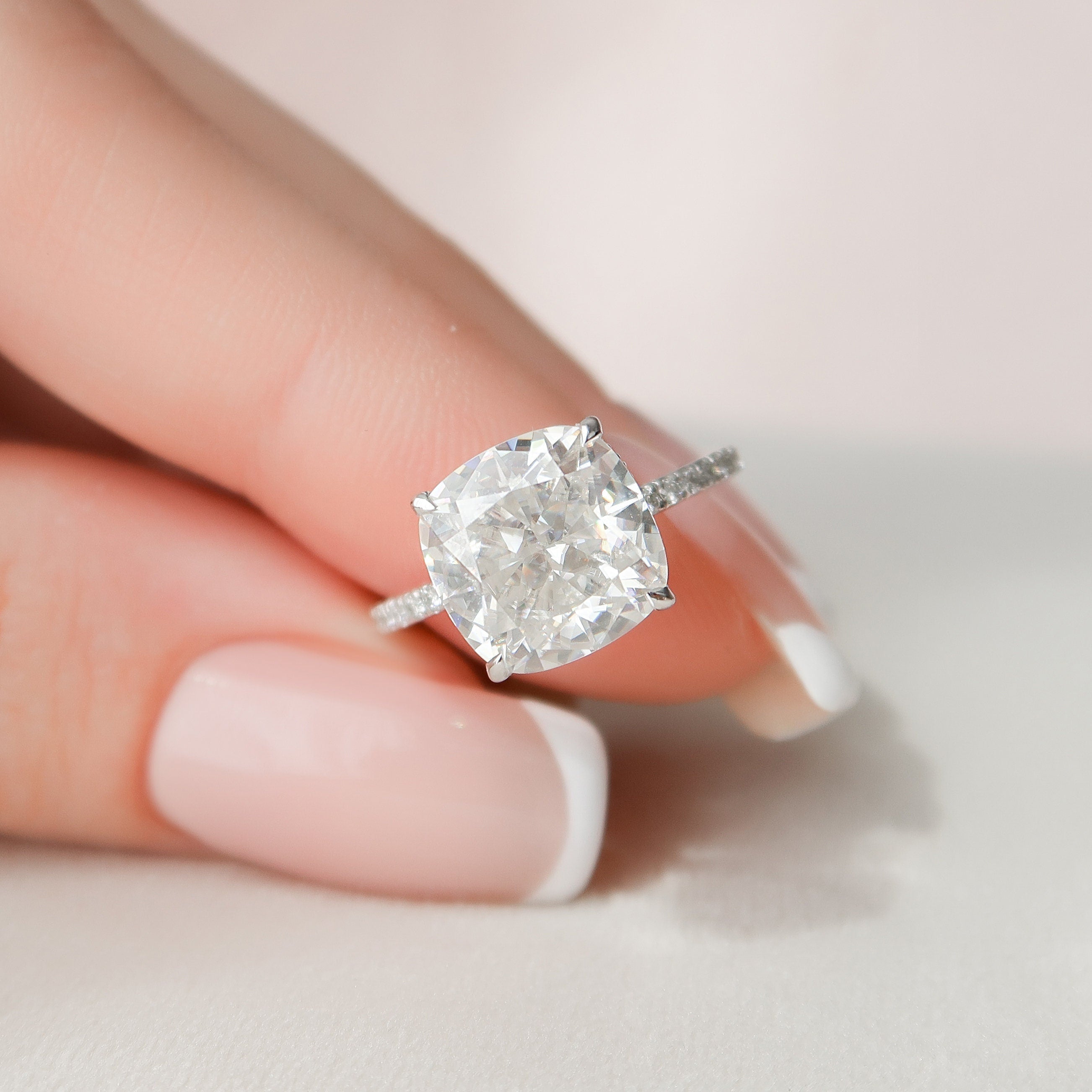 Cushion Proposal Ring