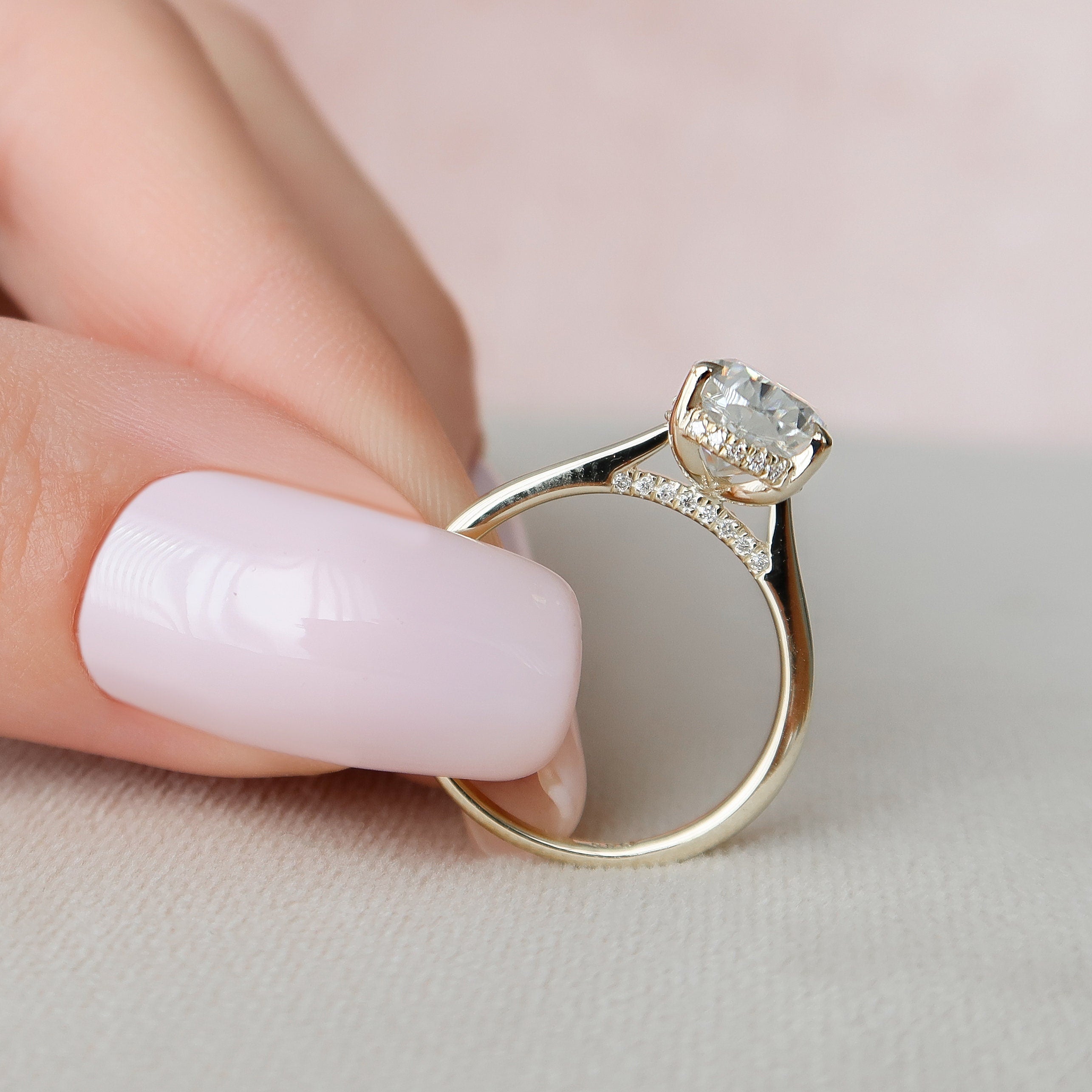Moissanite Engagement Ring USA