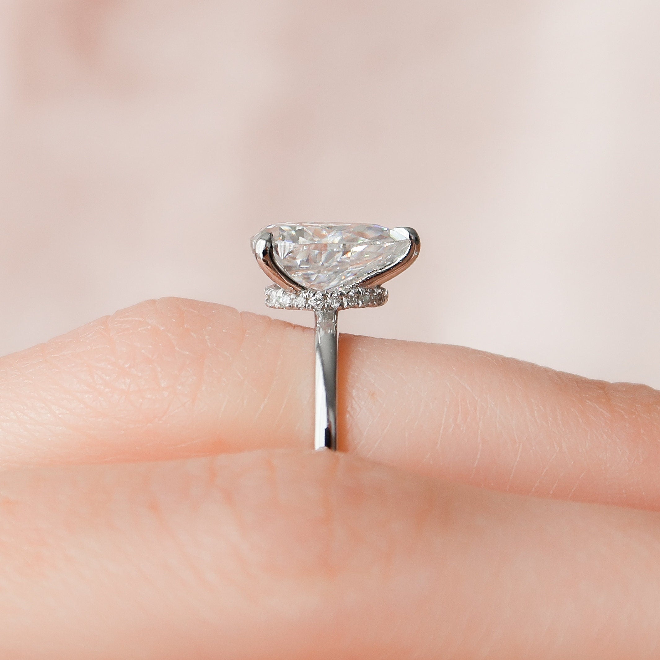 Moissanite Engagement Ring USA