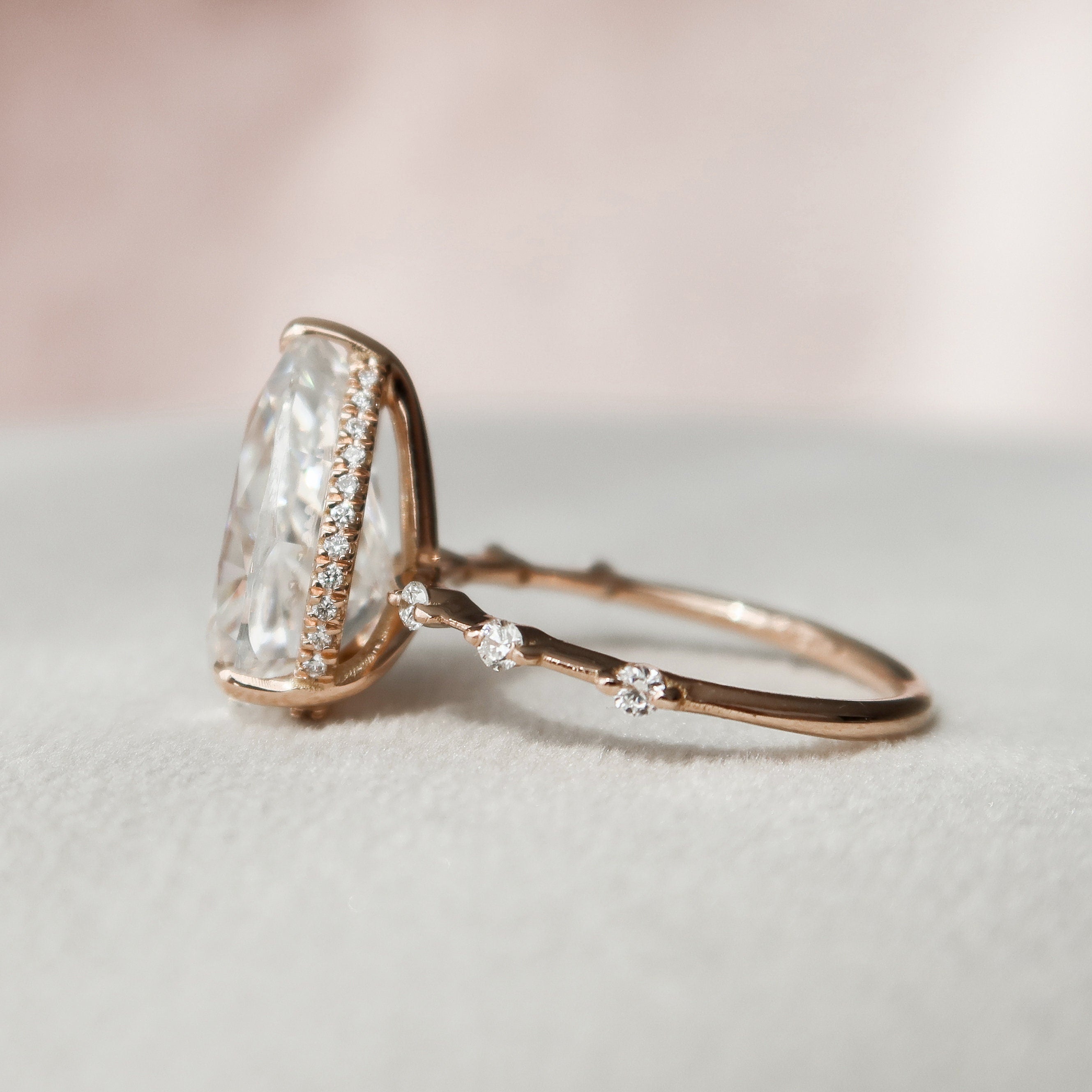 Moissanite Engagement Ring USA