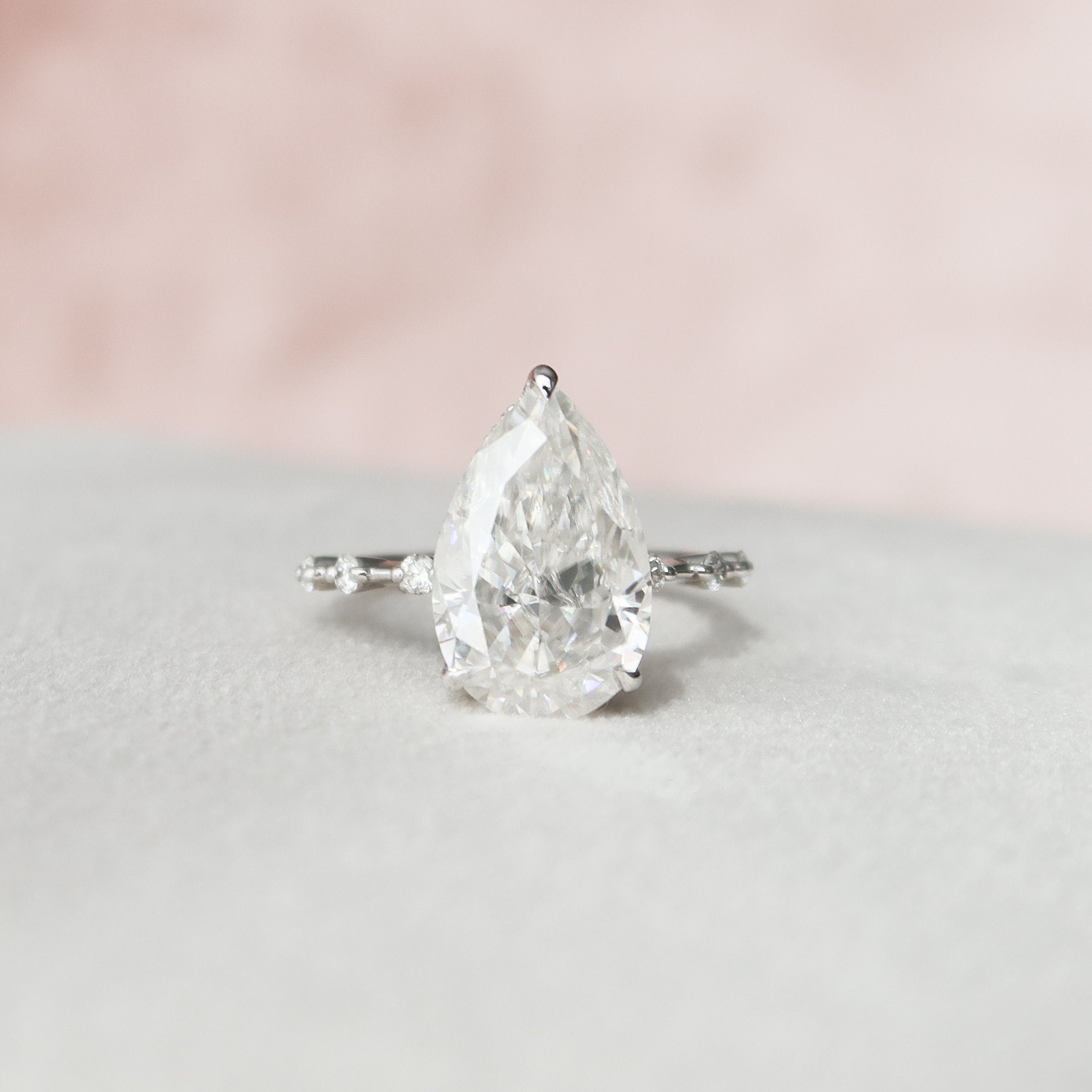 3.50CT Moissanite Engagement Ring