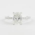 Hidden Halo Engagement Ring