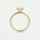 2CT Moissanite Engagement Ring