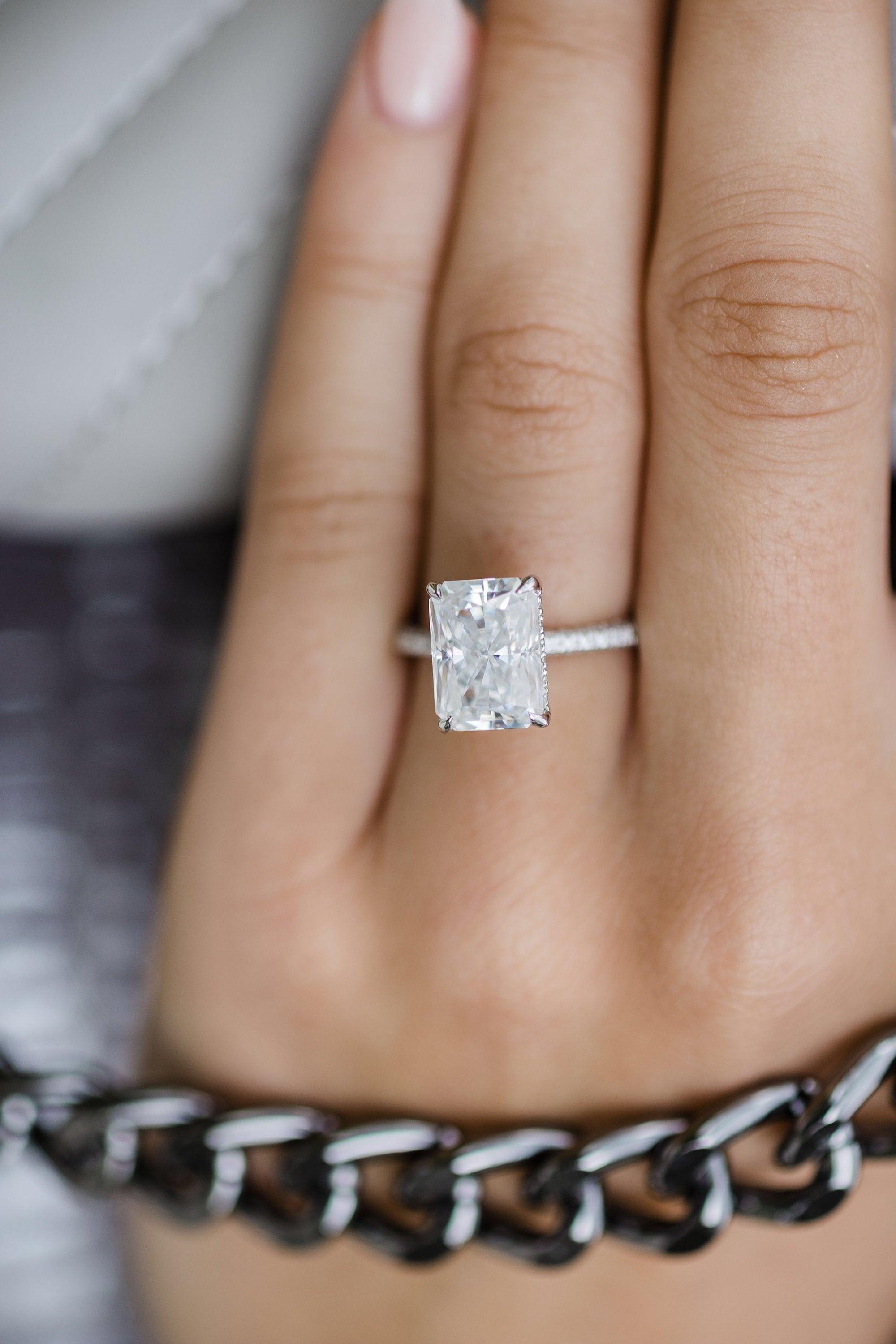 Moissanite Ring for Women