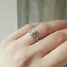Affordable Radiant Moissanite Ring