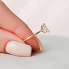 Hidden Halo Moissanite Ring
