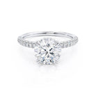 Round Engagement Ring for Women