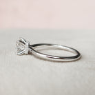 Hidden Halo Engagement Ring