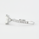 1.80CT Cushion Pave Moissanite Diamond Hidden Halo Engagement Ring