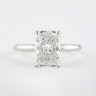 Moissanite heart-shaped ring NY