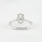 Moissanite bar setting solitaire ring NY