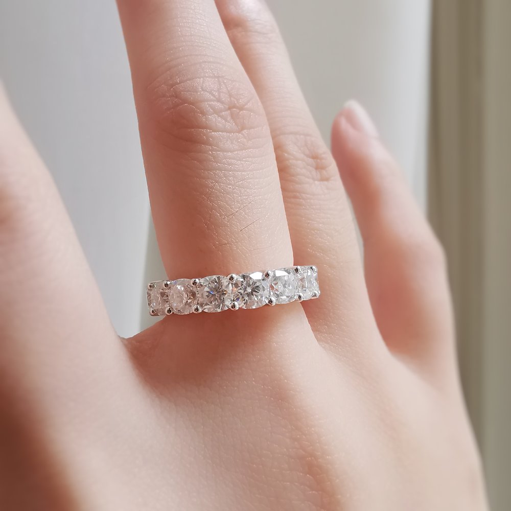 round-shaped-moissanite-full-eternity-wedding-band