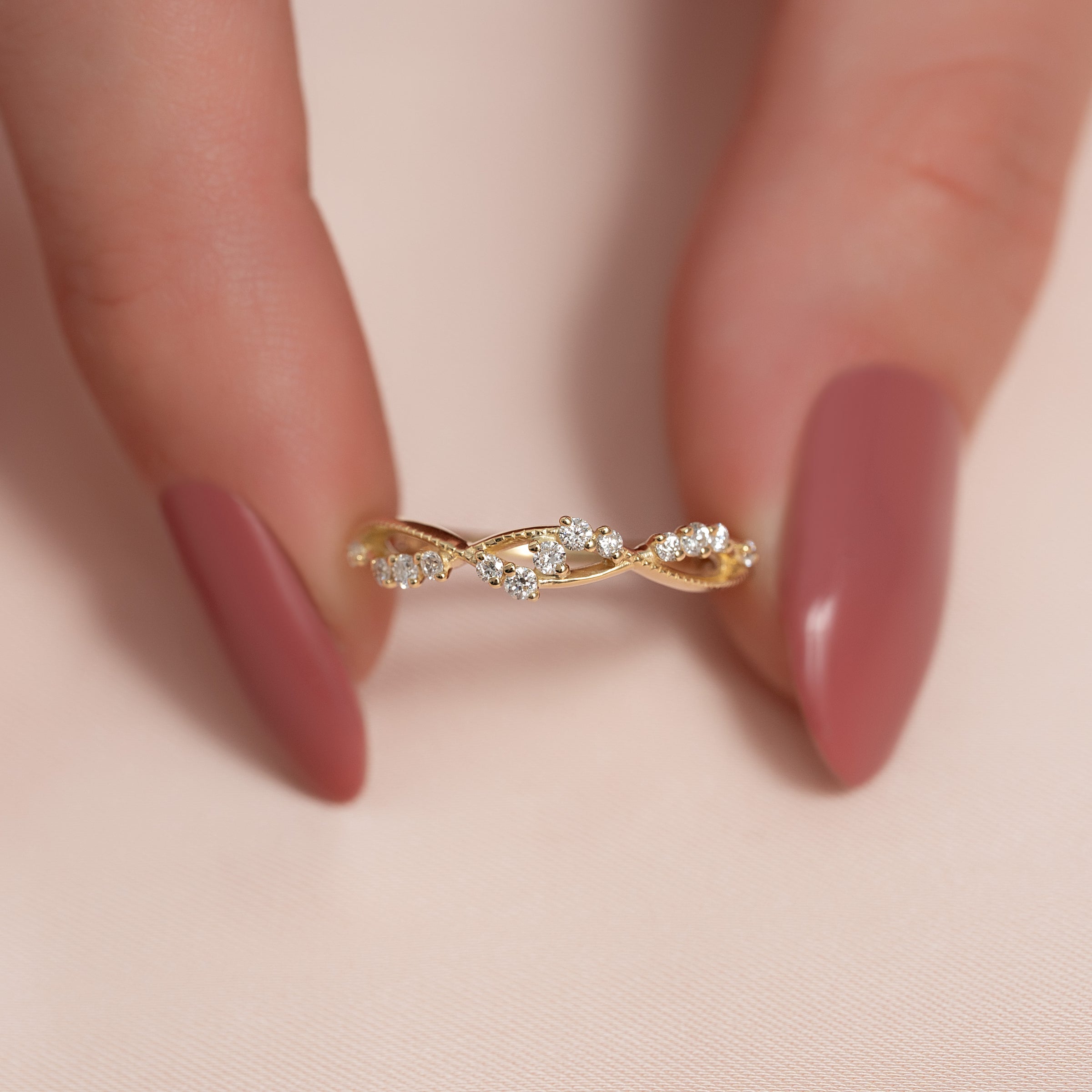 Lab Created Diamond Ring