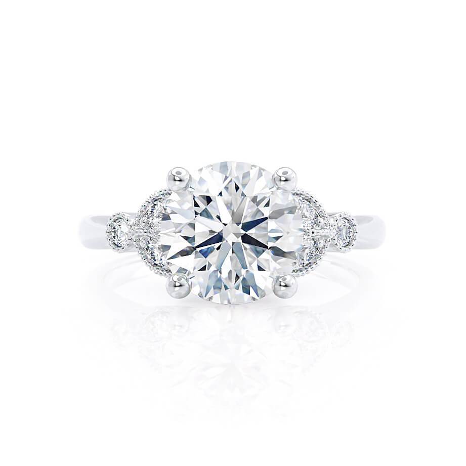 round-shaped-moissanite-cluster-style-engagement-ring-3