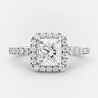 Diamond Halo Engagement Ring