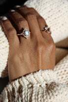 Oval Cut Moissanite Engagement Ring
