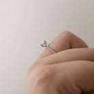 Hidden Halo Moissanite Engagement Ring