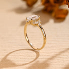 Luxury Moissanite Engagement Ring