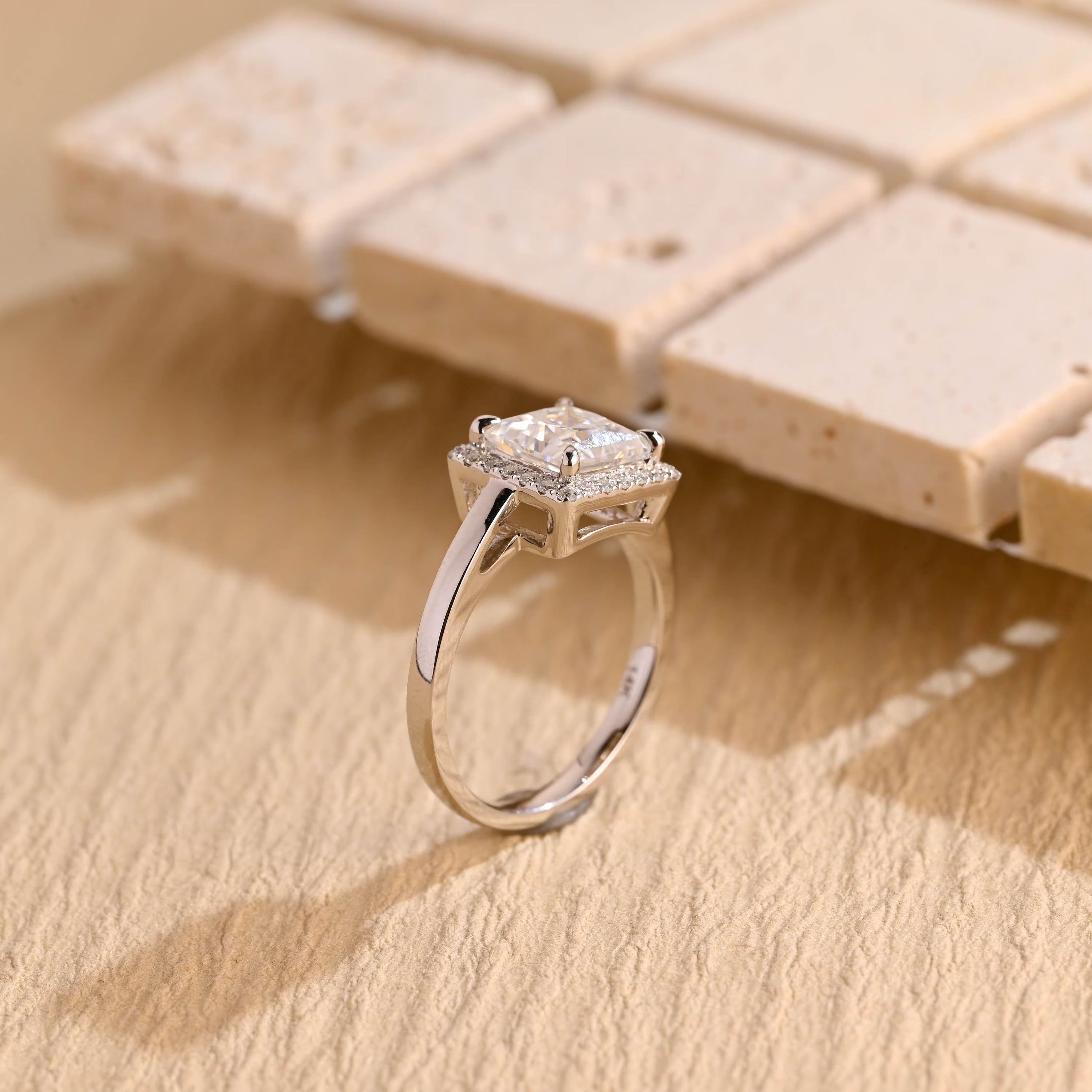 Bridal Moissanite Ring