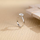 Luxury Moissanite Engagement Ring