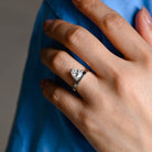 Luxury Moissanite Engagement Ring