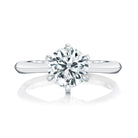 Moissanite Solitaire Engagement Ring