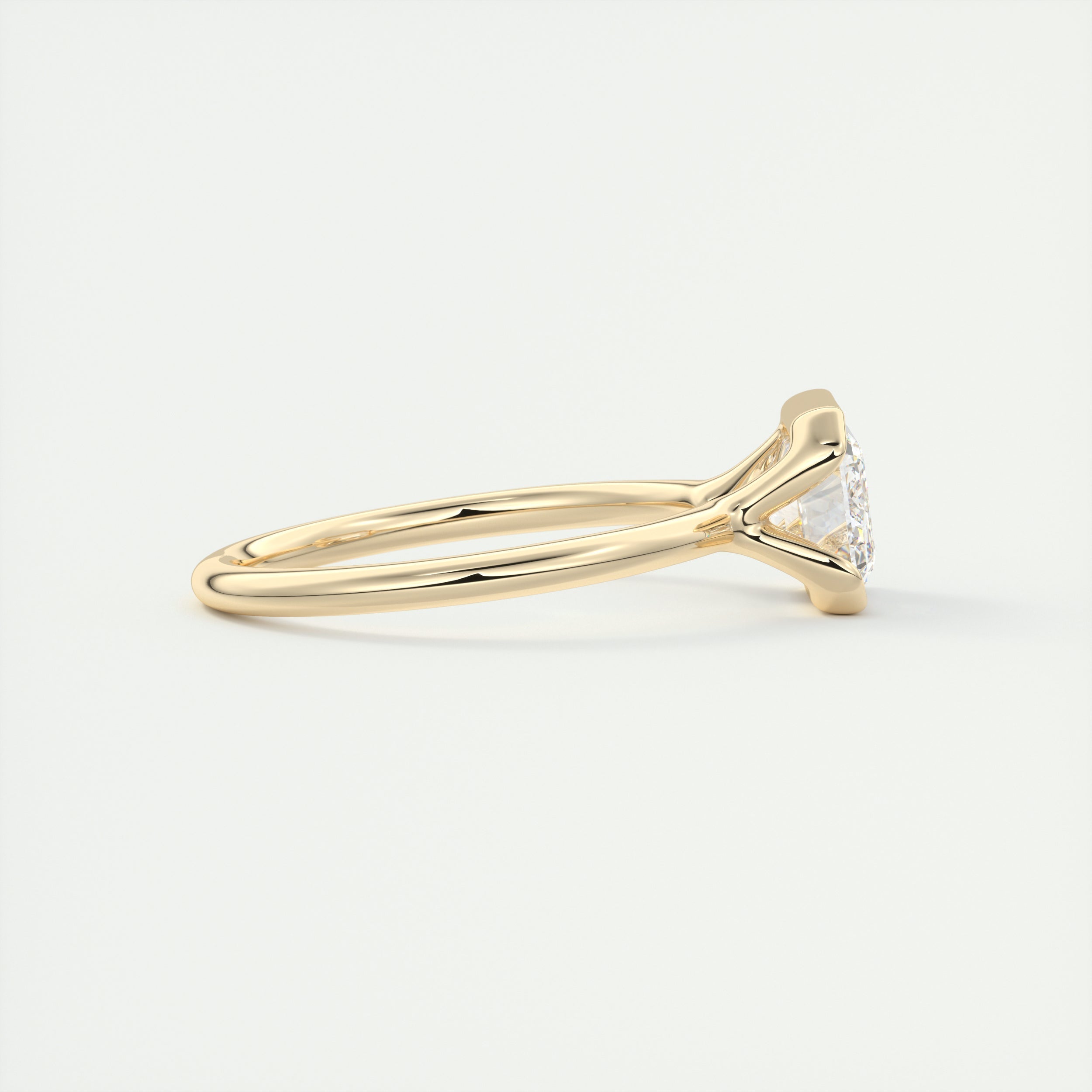 Emerald Cut East West Ring